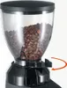 Close-up shot of a coffee grinder hopper filled with coffee beans. Podgląd zdjęcia produktu