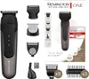 A collage of a Remington multi-groomer and its accessories, along with marketing information. Produktbild-Vorschau