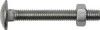 Schlossschraube mit Mutter DIN 603 M5 x 30 mm Edelstahl A2 Produktbild-Vorschau 1