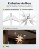Instructions for assembling and using a star-shaped light. Produktbild-Vorschau