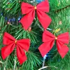 INF Dekoschleifen Weihnachtsdekoration rot 12er-Pack Produktbild-Vorschau 2