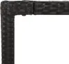 7-tlg. Garten-Essgruppe mit Kissen Schwarz und Grau Poly Produktbild-Vorschau 6