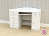 Písací stôl Happy Babies - biely detský počítačový stôl so Náhľad obrázku produktu 1