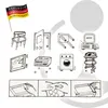 MASTERPROOF PROFESSIONAL Möbelgleiter 28 x 28 mm, Filz Produktbild-Vorschau 5