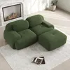Clinvia 82'' Ecksofa aus weichem Cordstoff, modular Produktbild-Vorschau 3