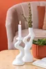 Present Time – Vase Organic Swirls – Weiß Produktbild-Vorschau 5