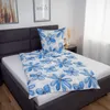 Nanette Renforcé Bettwäsche - blaue Blümchen 135 x 200 cm Produktbild-Vorschau 2