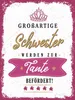 vianmo Holzschild 40x30 cm Großartige Schwester werden zur Produktbild-Vorschau 1