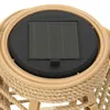 Home deco factory Solar Laterne Tischlampe - Solar - Rattan Produktbild-Vorschau 4
