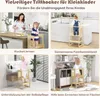 COSTWAY 3 in 1 Lernturm Kinder, klappbarer Tritthocker & Produktbild-Vorschau 2