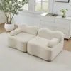 MODFU 2-Sitzer Sofa,Ecksofa mit Armlehnenkissen und Tiefe Produktbild-Vorschau 3