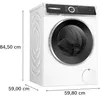Bosch Serie 6 WGH244A0ES, Predné plnenie, 9 kg, B, 70 dB, Náhľad obrázku produktu 4