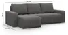 ABRIELLE - Ecksofa mit Schlaffunktion, Bettkastem, Komfort Produktbild-Vorschau 7