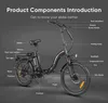 20" elektrické kolo e-bike e-skládací kolo, pedelec, Náhled obrázku produktu 8