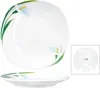 6x White Calla Assiette à gâteaux Porcelaine 6 personnes Voir les images du produit 7
