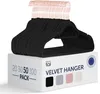 Blumtal 50x Kleiderbügel Samt Schwarz Rosegold Rutschfest Produktbild-Vorschau 1
