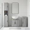 Sistema di mobili da bagno a 3 pezzi, modello UTRECHT, Anteprima dell’immagine prodotto 2