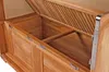 Strandkorb-Set - bene living - Schaalsee Teak - PE grau - Produktbild-Vorschau 3