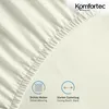 Komfortec jersey hoeslaken, 140x200 cm, 100% katoen, ecru Productafbeelding-voorbeeld 9