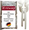 rewagi® 100 Gleiter GON + 100 doppelte Gardinenhaken weiß Produktbild-Vorschau 1