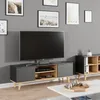 Meuble tv Vicco Nautica Anthracite 138x49cm, Model 36740 Voir les images du produit 4