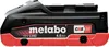 A close-up side view of a Metabo 18V LiHD 4.0Ah cordless tool battery pack. Anteprima dell’immagine prodotto