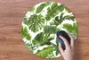 MuchoWow® Mauspad Mousepad Blätter - Weiß - Muster - Produktbild-Vorschau 3