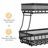 dvoupatrový košík na ovoce organizér na kuchyňskou pracovní Náhled obrázku produktu 6