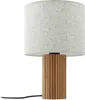 Lindby Tischleuchte Kimiko, Höhe 38 cm, Holz, Textil Produktbild-Vorschau 1