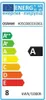 An energy efficiency label for a light bulb. Podgląd zdjęcia produktu