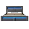 Letto imbottito idraulico Flieks 160x200cm con porte di Anteprima dell’immagine prodotto 11