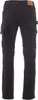 A view of the back of black cargo pants. Produktbild-Vorschau
