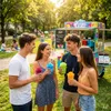 Ice Bär Slush Sirup Himbeere Geschmack 1L 1:5 AZO frei Produktbild-Vorschau 7