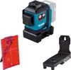 A Makita laser leveler with accessories on a white background. Produktbild-Vorschau