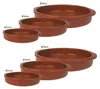 6er Set - Mediterrane Tapasschale - Rund aus Ton, Produktbild-Vorschau 1