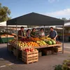 LZQ Pop-Up Pavillon 3x3 m Faltpavillon für Garten & Produktbild-Vorschau 11