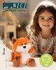 Volpe di peluche Fridalie 25 cm che si dimena VERDE Anteprima dell’immagine prodotto 4