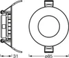 OSRAM LED-Einbauleuchte, ultra slim, 4,5W, 720 lm, 3000K, Produktbild-Vorschau 4