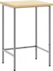 vidaXL Rohový stůl šedý 55 x 55 x 85 cm ocel a vysoce Náhled obrázku produktu 1