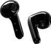 Two black wireless earbuds are shown against a white background. Podgląd zdjęcia produktu