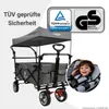 FUXLIFE by FUXTEC Skládací vozík FX-CT700, šedý  skládací Náhled obrázku produktu 5