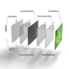DEQORI Hybrid Leinwand Bild 90x60 cm 'Grüne Juwelen' Produktbild-Vorschau 7