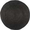 Volero - Tapis en jute - Fair Rond Noir - Ø 100 cm Voir les images du produit 5