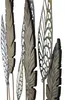 Mauro Ferretti 3D Wandpaneel FOGLIE Gold/Silber 75x2.5x87 Produktbild-Vorschau 4