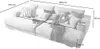 KAWOLA Big Sofa MADELINE mit Holztablett natur für Armlehne Produktbild-Vorschau 4