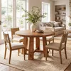 Tribesigns eettafel van massief beukenhout, 100 cm, Productafbeelding-voorbeeld 5