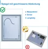 LED Badspiegel mit Beleuchtung Beschlagfrei 60x50cm Produktbild-Vorschau 5