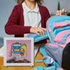 Alles Gute zum Schulanfang Rahmen Spardose aus Holz in rosa Produktbild-Vorschau 5