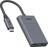 Hub USB-C Rapoo "UCH-4013" da USB-C a USB-A e USB-C, grigio Anteprima dell’immagine prodotto 7