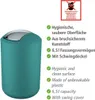 WENKO Schwingdeckel Eimer Brasil 6,5 L Petrol Müll Kosmetik Produktbild-Vorschau 5